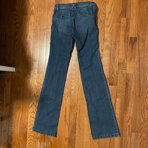 Free People Eva Lace-Up High Waisted Bootcut Jeans - Picture 7 of 7